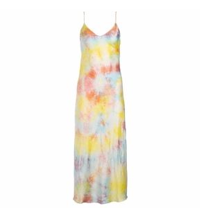 Dannijo Tie Dye Silk Slip Dress
